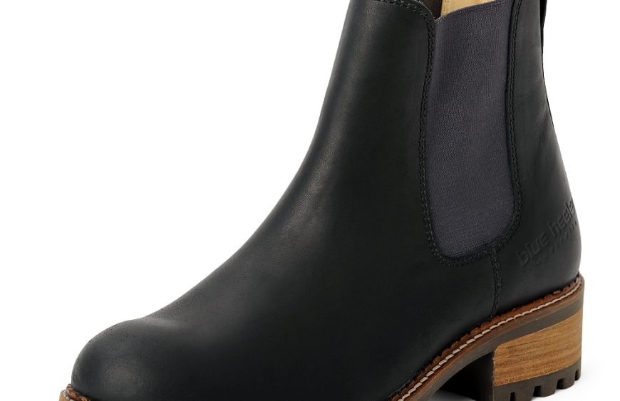 Chelsea damen black boot