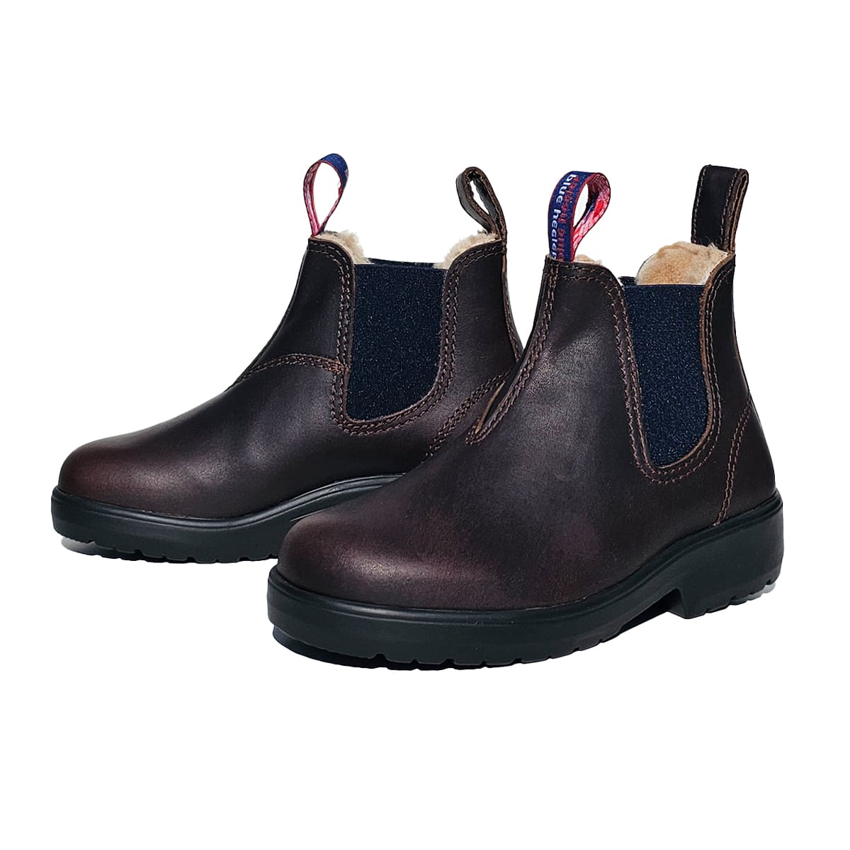 OUTBACK KIDS LAMMFELL braun blau