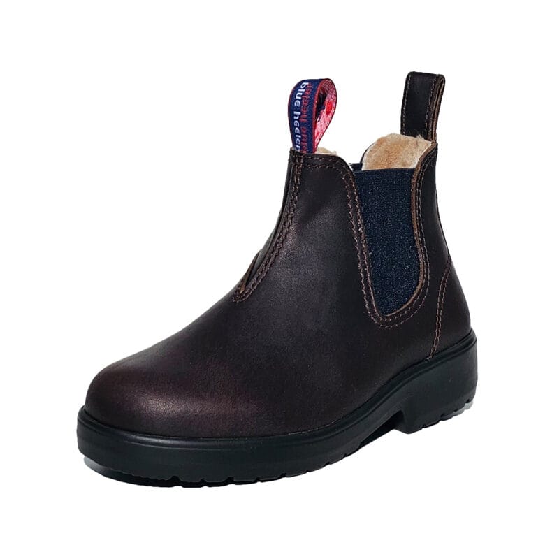 OUTBACK KIDS LAMMFELL braun blau – Bild 3