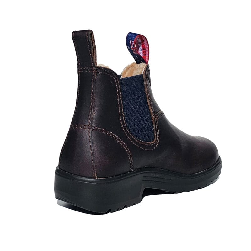 OUTBACK KIDS LAMMFELL braun blau – Bild 4