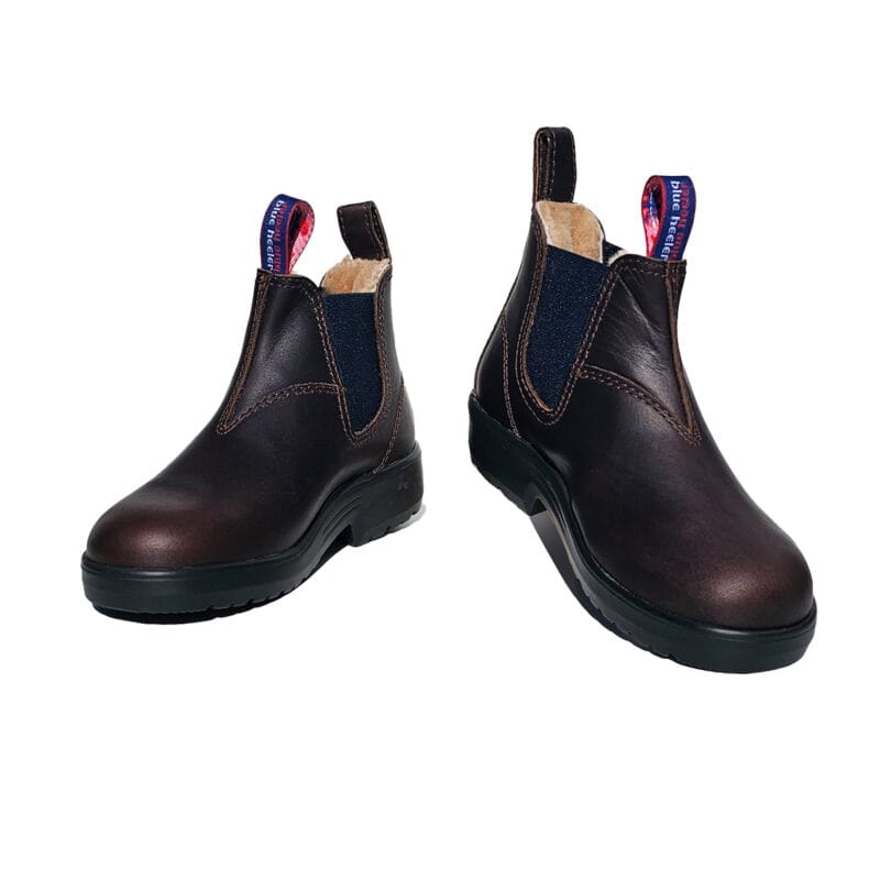 OUTBACK KIDS LAMMFELL braun blau – Bild 5