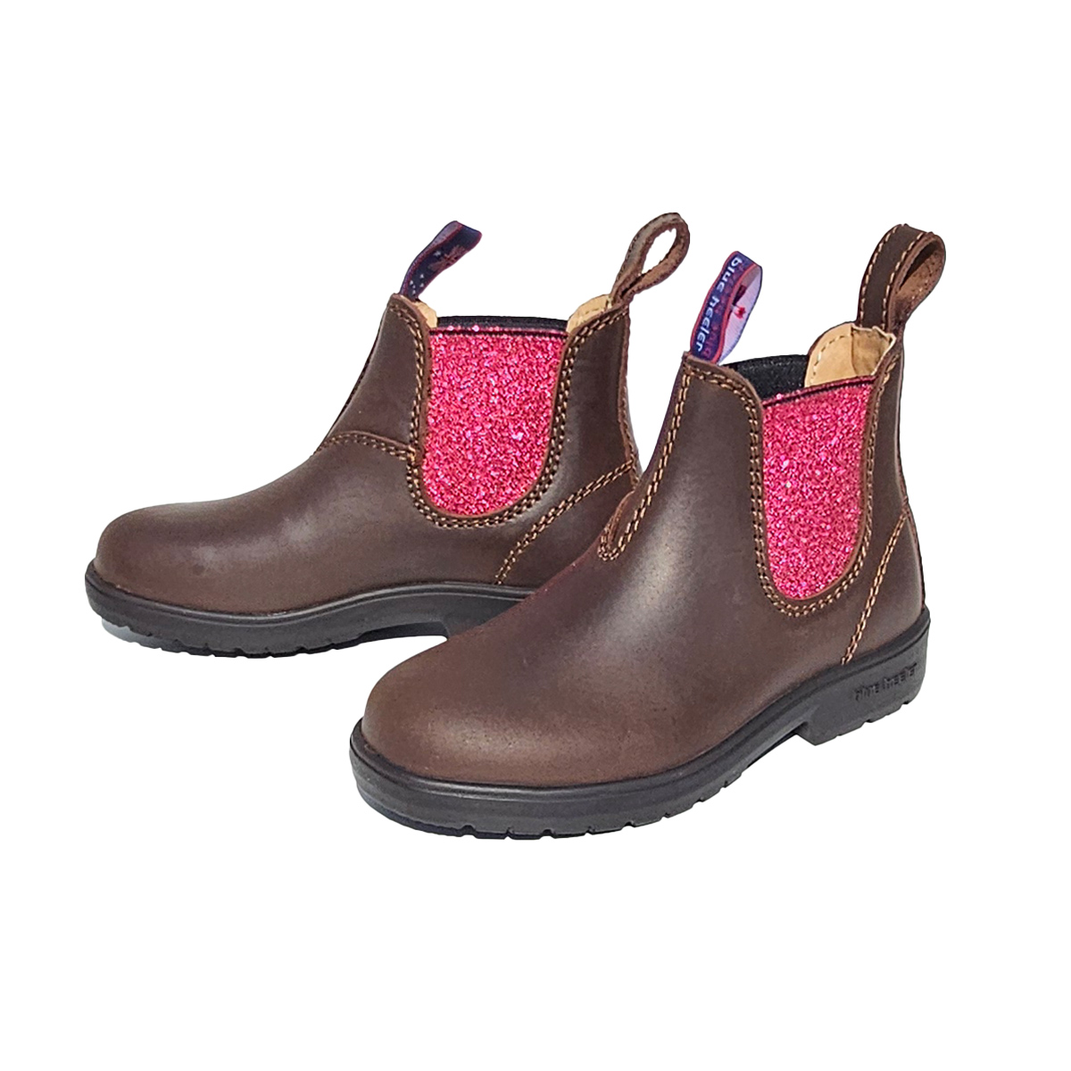 OUTBACK KIDS BROWN PINK GLITZER