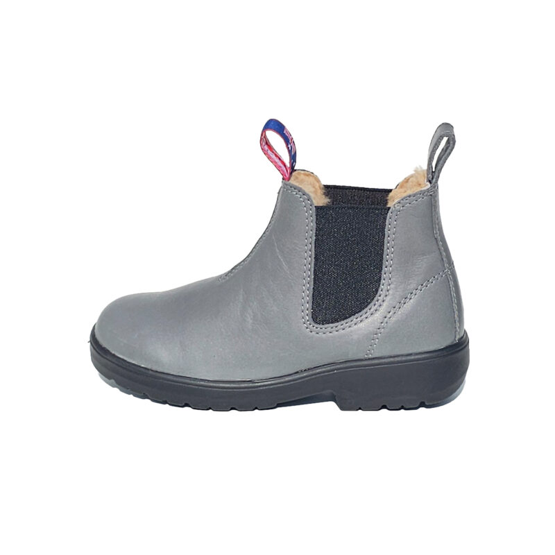 OUTBACK KIDS LAMMFELL grau schwarz – Bild 3