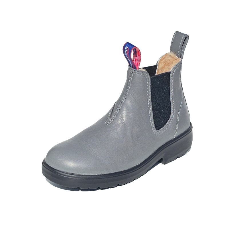 OUTBACK KIDS LAMMFELL grau schwarz – Bild 2