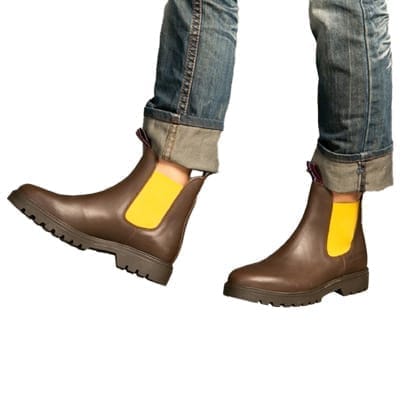 JACKAROO braun/ gelb - BLUE HEELER BOOTS